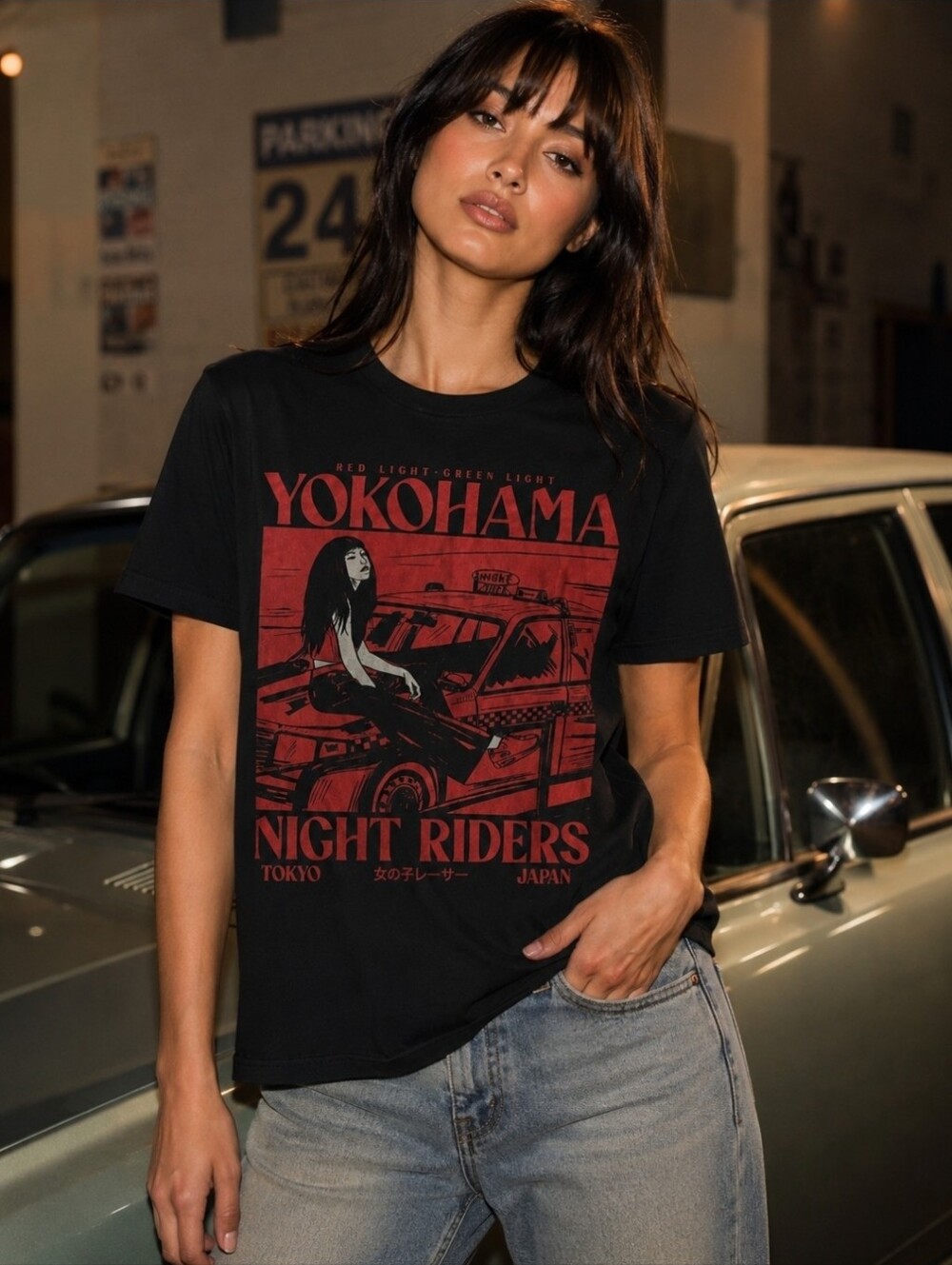 Call Your Mother Yokohama Night Riders Tee Size Small | Y2K Tokyo Streetwear